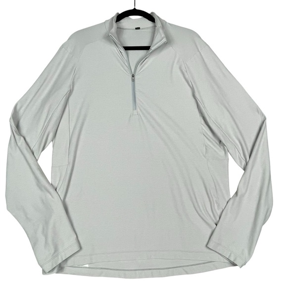 Lululemon Surge Warm Reflective 1/2 Zip Activewear Outdoor Running Shirt - Sz L - Picture 1 of 14